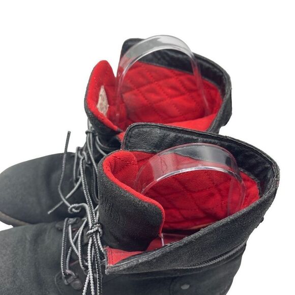 The North Face Women's Combat Winter Boots Lace Up Suede Black Size 6.5 - Picture 15 of 16